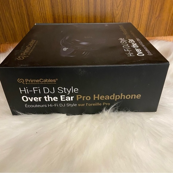 🛍️3/$30 BNIB Primecables Hi-fy dj style over the ear pro headphones - Picture 5 of 9